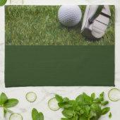Linge De Cuisine Golf Happy Retirement Golf ball et Putter Golf (Plié)