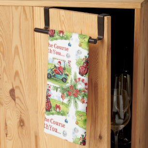Linge De Cuisine Golf Que le parcours soit avec vous Noël Père Noël