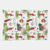 Linge De Cuisine Golf Que le parcours soit avec vous Noël Père Noël (Horizontal)
