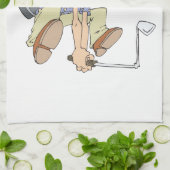 Linge De Cuisine Golfeur frustrant (Plié)