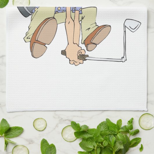 Linge De Cuisine Golfeur frustrant (Plié)