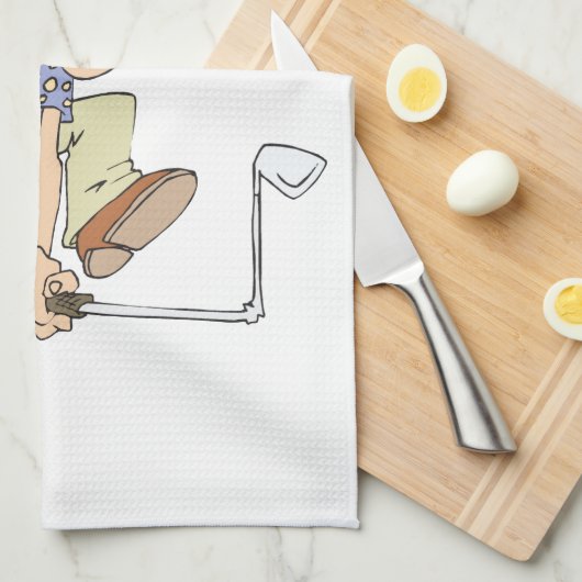 Linge De Cuisine Golfeur frustrant (Quart Plié)