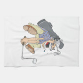 Linge De Cuisine Golfeur frustrant (Horizontal)