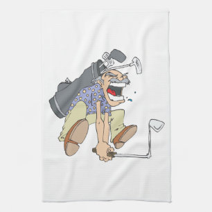 Linge De Cuisine Golfeur frustrant