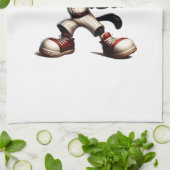 Linge De Cuisine Goofy Cat Baseball Pitcher Monte (Plié)