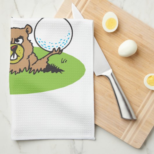 Linge De Cuisine Gopher fâché (Quart Plié)