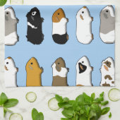 Linge De Cuisine Goret de mer beaucoup bleu (Plié)