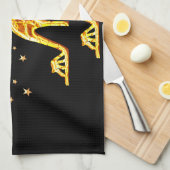 LINGE DE CUISINE GORGEUSE SOIXANTE ANNIVERSAIRE DE L'OR (Quart Plié)