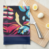 Linge De Cuisine Gorilla Bodybuilder Lifter Pop Art Dessin (Quart Plié)