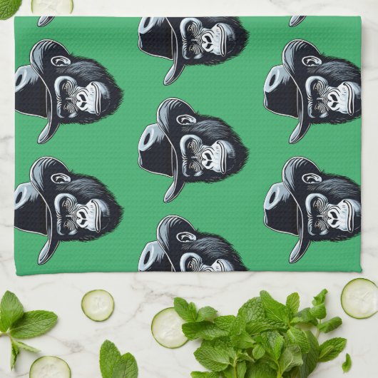 Linge De Cuisine Gorilla Cowboy (Plié)