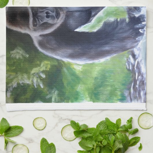 Linge De Cuisine Gorille de Silverback (Plié)