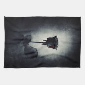 Linge De Cuisine Goth Black Rose Dripping Blood (Horizontal)