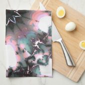 Linge De Cuisine Gothique Frozen Winter Spider Web (Quart Plié)