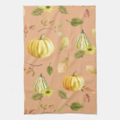 Linge De Cuisine Gourdes d'automne (Vertical)