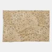 Linge De Cuisine gouttelettes d'eau d'or (Horizontal)