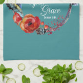Linge De Cuisine Grace On Grace John 1:16 Écriture (Plié)
