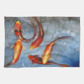 Linge De Cuisine Gracieux Koi I (Horizontal)