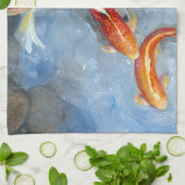 Linge De Cuisine Gracieux Koi II (Plié)