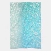 Linge De Cuisine Gradient bleu de parties scintillantes d'été de (Vertical)