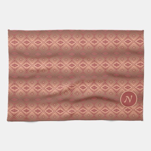 Linge De Cuisine Gradient géométrique abstrait du sud-ouest (Horizontal)