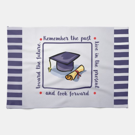Linge De Cuisine Graduation congratulations Remember the Past (Horizontal)