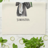 Linge De Cuisine Graduation de l'aquarelle personnalisée (12) (Plié)