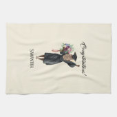 Linge De Cuisine Graduation de l'aquarelle personnalisée (7) (Horizontal)