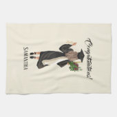 Linge De Cuisine Graduation de l'aquarelle personnalisée (9) (Horizontal)