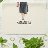 Linge De Cuisine Graduation personnalisée de l'aquarelle (8) (Plié)