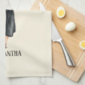 Linge De Cuisine Graduation personnalisée de l'aquarelle (8) (Quart Plié)