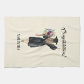 Linge De Cuisine Graduation personnalisée de l'aquarelle (8) (Horizontal)