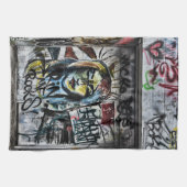 Linge De Cuisine Graffiti Moderne Cool urbain Art de rue (Horizontal)