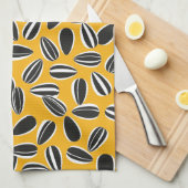 Linge De Cuisine Graines de tournesol (Quart Plié)