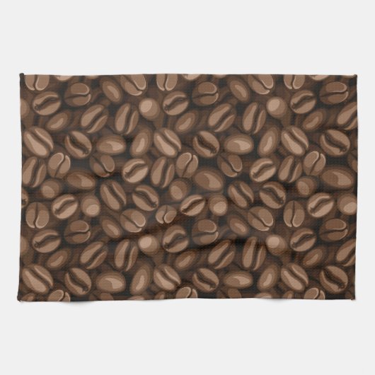 Linge De Cuisine Grains de café (Horizontal)