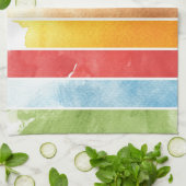 Linge De Cuisine grand arrière - plan d'aquarelle - peintures 5 (Plié)