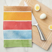 Linge De Cuisine grand arrière - plan d'aquarelle - peintures 5 (Quart Plié)