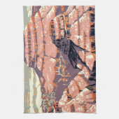 Linge De Cuisine Grand Canyon Western Graphic Art American (Vertical)