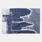 Linge De Cuisine Grand City Night Lights cityscape skyline (Horizontal)