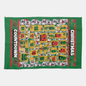 Linge De Cuisine Grand Dane Compte à rebours Noël Avent Calendrier (Horizontal)