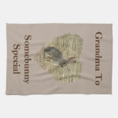 Linge De Cuisine Grand-mère à un lapin adorable spécial (Horizontal)