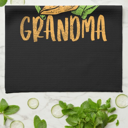 Linge De Cuisine Grand-mère du jardin (Plié)