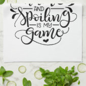 Linge De Cuisine Grand-mère est mon nom, et le spoiling est mon jeu (Plié)