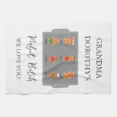 Linge De Cuisine Grand-mère Petits-enfants Nous Vous Aimons (Horizontal)