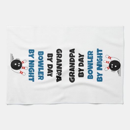 Linge De Cuisine Grand-père de Bowling (Horizontal)