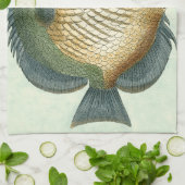 Linge De Cuisine Grand Poisson Coloré (Plié)