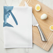 LINGE DE CUISINE GRAND REQUIN BLANC (Quart Plié)