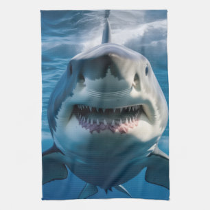 Linge De Cuisine Grand requin blanc