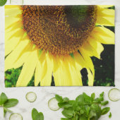 Linge De Cuisine Grand tournesol jaune (Plié)