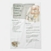 Linge De Cuisine Grandma Recipes Oatmeal Cookies Custom Keepsake (Vertical)