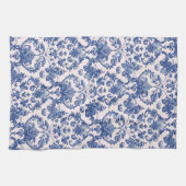 Linge De Cuisine Grandmillennial Rose & Blue Damas (Horizontal)